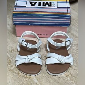 NWT Mini Mia Baby Girl Velcro Buckle Sandal